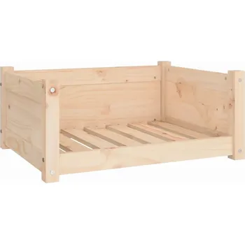 Pelíšek pro psa VidaXL Pelíšek pro psa, 65,5x50,5x28 cm, masivní dřevo