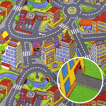 Koberec AKCE: 170x175 cm Dětský metrážový koberec Big City 97, šíře, vícebarevná, filc, dětský pokoj, Associated Weavers - 1 rok na vrácení + DOPRAVA ZDARMA k Vám i zpět