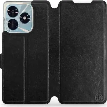 Telefonní příslušenství Mobiwear Flip pouzdro pro Honor X5c Plus černé a šedé