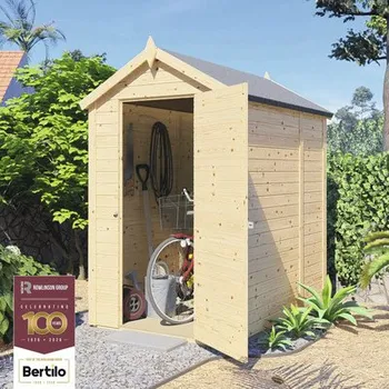 Zahradní domek Dřevěný zahradní domek Alopex Medium 120 x 180 cm přírodní