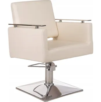Kadeřnické křeslo Kadeřnické křeslo Beauty System umělá kůže béžové
