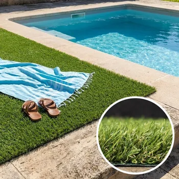 Koberec Umělá tráva Botanic, vyříznout kruh, šíře 4m, zelená, Europe Grass - 1 rok na vrácení + DOPRAVA ZDARMA k Vám i zpět