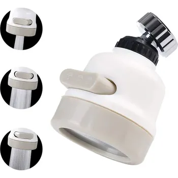 Sada koupelnových doplňků Home Life Úsporný adaptér na vodu TRIO stříbrná