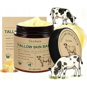 Pleťový krém Pleťový krém s hovězím lojem pro zklidnění suché pleti a zlepšení elasticity