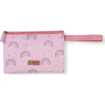 Svačinový box Saro Baby Lunch Bag Pink Rainbow