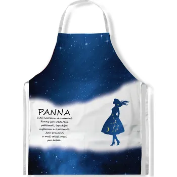 Kuchyňská zástěra Impar Panna (23.8. - 22.9.) - modrá