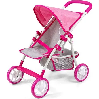 Kočárek pro panenku Dětský sportovní kočárek pro panenky Milly Mally Natalie Prestige Pink