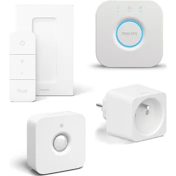 Osvětlení Philips Hue Dimmer Switch EU/UK v2 + Philips Hue Motion Sensor EU + Philips Hue 1x Smart plug BE/FR