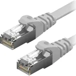 AlzaPower Patch CAT6 FTP Flat 3m šedý