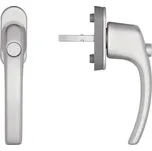 Blaugelb Okenní klička FGS 1758 s tlačítkem, 45°, trn 43 mm, RAL9016 bílá