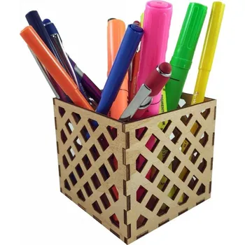 Kancelář Fa Lixen Organizér na tužky - mřížka / ořech