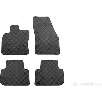 Autodoplněk ACI koberečky PREMIUM černé (ručně prošívaná koženka) sada 4 ks pro Audi A6 Allroad 5/2006-2011