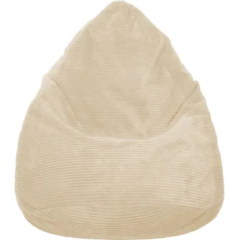 Sedací pytel TopKing Sedací vak manšestr Lincoln, béžový, 125 cm