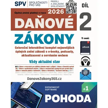 Kniha Daňové zákony 2026 XXL ProFi (Díl 2.) Ekniha