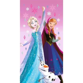 Aymax Frozen - Anna, Olaf, Elza 70 × 140 cm, mikrovlákno