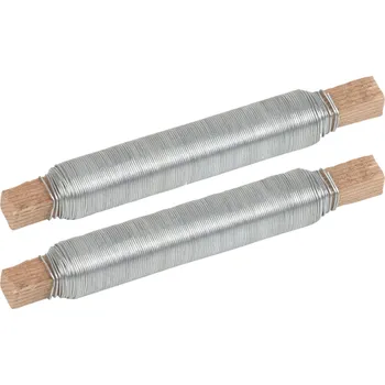 MEISTER Drát vázací, pozink, 0.6 mm, 100 g, 2 ks