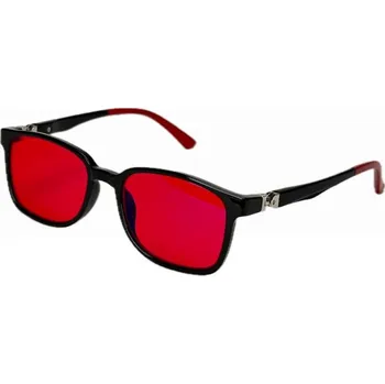 Počítačové brýle Uvtech Sleep-3C dětské stylové brýle blokující modré světlo, červené