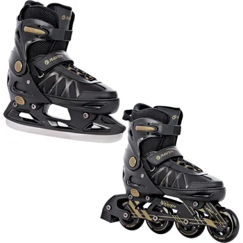 RAVEN Nastavitelné inline brusle Raven Expert 2v1 40/43 ČERNÁ|ŽLUTÁ