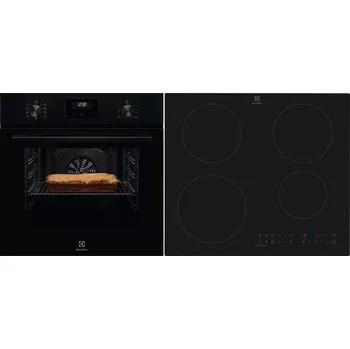 Set domácích spotřebičů ELECTROLUX 300 SurroundCook LOF3H10BK + ELECTROLUX 500 SaphirMatt SE EIT60433CT