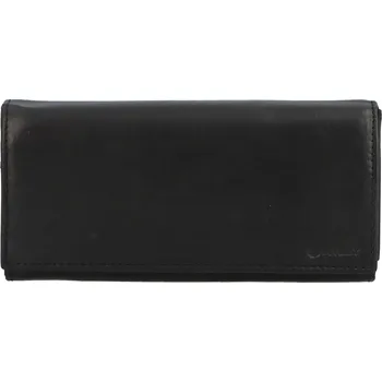 Peněženka Luxusní dámská kožená peněženka Mocha, černá