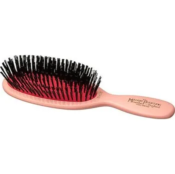 kartáč na vlasy Mason Pearson Pocket Child Bristle Hairbrush CB4 kapesní kartáč s kančími štětinami Růžová