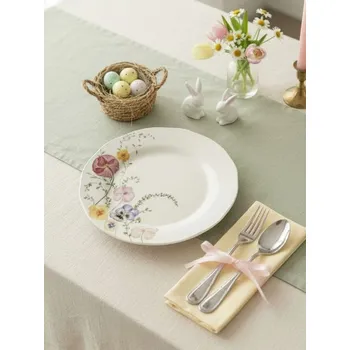 Talíř Sinsay - Keramický talíř s květinovým motivem - vícebarevná - 773IZ-MLC - 773IZ-MLC-ONE