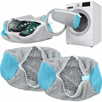 Moto obuv Ochranný prací sáček na boty z mikrovlákna, šedý 2 kusy