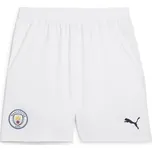 PUMA Pánské sportovní kraťasy Manchester City 24/25 PUMA White Marine Blue XS BÍLÁ|MODRÁ