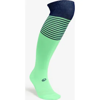 Míčový sport KIPSTA Dětské fotbalové štulpny Viralto Kids Boreal 35/38 MODRÁ|ZELENÁ