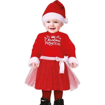 Karnevalový kostým GUIRMA Dětský kostým Vánoční princezna pro holčičky 12 - 18 měsíců