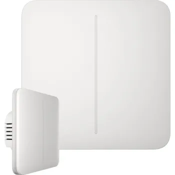 vypínač Ajax SoloButton (dvoutlačítko) [55] bílé - Tlačítko pro LightSwitch (spínač řazení 5)