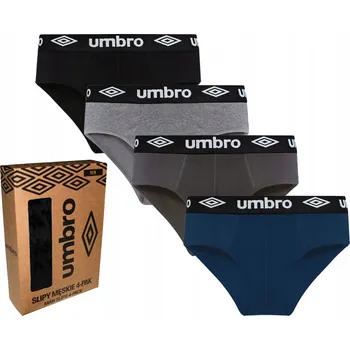 Slipy Pánské Slipy kalhotky Umbro , 4 ks, velikost L