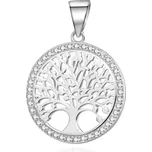 Agato Stříbrný přívěsek se zirkony Strom života AGH741 (Ag925/1000, 2,3 g)