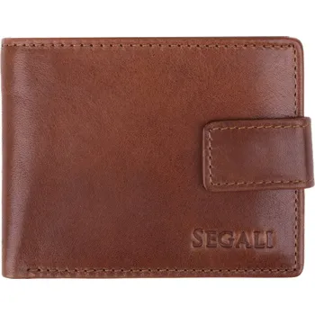 Peněženka SEGALI Pánská peněženka kožená 1287, tan