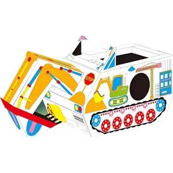 Karnevalový kostým Annam DIY Kartonový bagr 33 × 75 × 30 cm