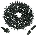 LED světelný řetěz 20 m, ledově bílý, 120 diod, IP67