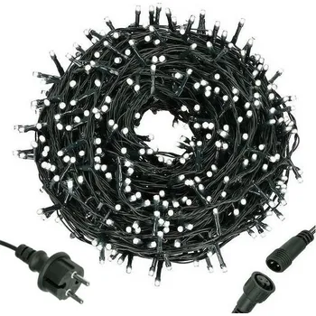 Vánoční dekorace LED světelný řetěz 20 m, ledově bílý, 120 diod, IP67