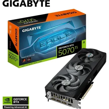 GIGABYTE VGA NVIDIA GeForce RTX 5070 Ti EAGLE OC 16G, 16G GDDR7, 3xDP, 1xHDMI