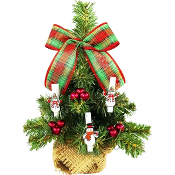 Vánoční stromek LAALU Vánoční stromek zdobenýv květináči - TINY 7, 26 ks ozdob, 25 cm