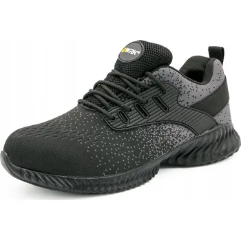 Pracovní obuv PRACOVNÍ POLOBOTKY BEZPEČNOSTNÍ BOZP TŘÍDA OB ŠEDO-ČERNÉ BOTY VEL 38