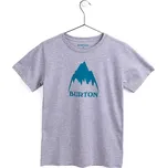burton Dětské triko kids classic mountain high ss gray heather
