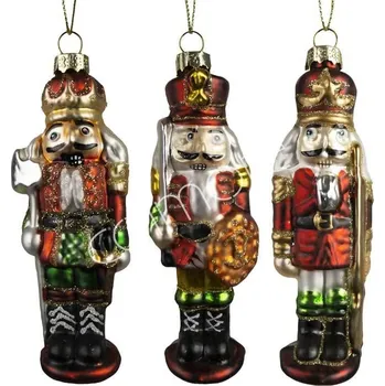 Vánoční dekorace COLMORE BY DIGA Vánoční ozdoby set 3 ks lousáčků