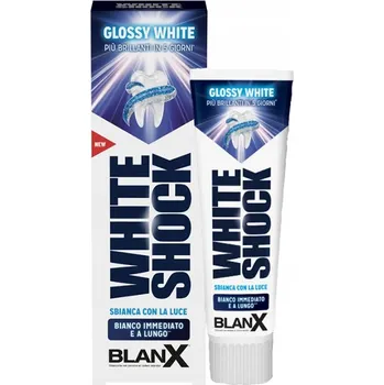 Dentální hygiena BlanX White Shock bělící zubní pasta 50 ml