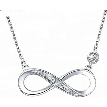 Náramek Medvídárek Náhrdelník nekonečno sterlingové stříbro 925/1000, 4 g, stříbrný