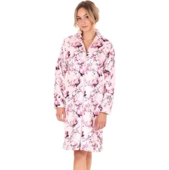 Dámský župan Dámský župan se zipem Vetis Toya růžový 5226 růžová S