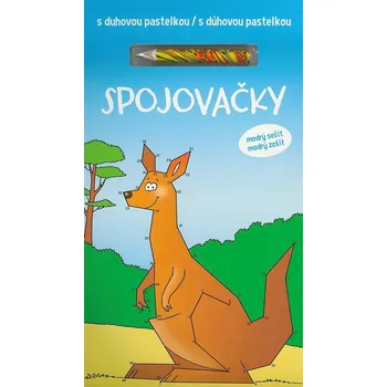 Pohádka Spojovačky s duhovou pastelkou/s dúhovou pastelkou: modrý sešit/modrý zošit Kniha
