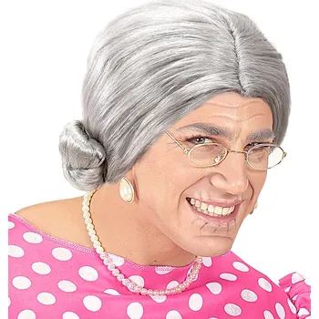 Karnevalová paruka Paruka babička pro dospělé
