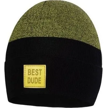 Kojenecká čepice Broel chlapecká čepice George černá-zelená 49 cm