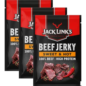 Sušené maso Jack Links Beef jerky sweet & hot 3 x 60 g