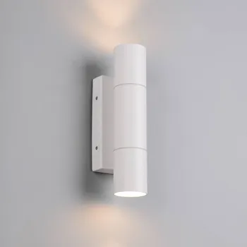 Venkovní osvětlení Trio Lighting Venkovní nástěnné svítidlo Yamuna, matná bílá, výška 23 cm, kov, IP65 2 x 5 W LED - Doprava zdarma